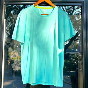 Loco Skailz fishing shirt, men’s, size small, aqua blue color